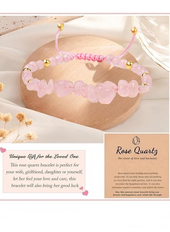 هابي دي سوار من كريستال الروز كوارتز الطبيعي 5-8 ملم - Image 4